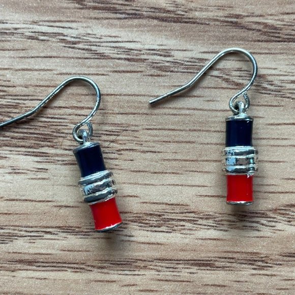 Women Earrings Blue/Red Tone Fashion Earrings - Picture 2 of 7